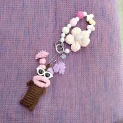 かぎ針編みキャラクターストラップ