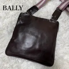 BALLYショルダーバッグ トレインスポッティング レザー ダークブラウン