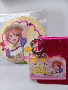 ラブライブ μ's 星空凛 お台場キャラカフェコースター+キーホルダー