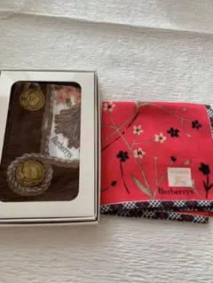 バーバリー ハンカチ 2枚セット  新品  お値下げ！