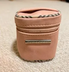 BURBERRY バーバリー ミニポーチ 筒型 小物入れ　ノバチェック　ピンクのサムネイル