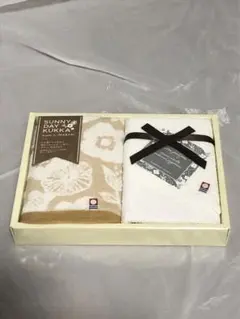 今治　サニーデイクッカ　フェイスタオル2枚セット