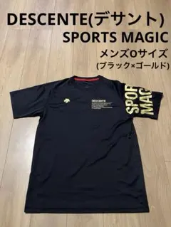 デサント ウェア Tシャツ 半袖 メンズ O 黒 金 スポーツ トレーニング 夏