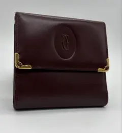 Cartier カルティエ マストドゥカルティエ がま口 折りたたみ財布のサムネイル