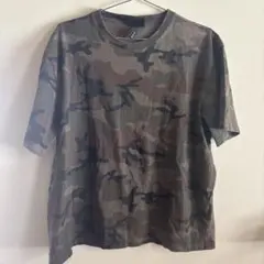 迷彩柄 半袖Tシャツ　カモフラージュ柄　メンズシャツ　H &M