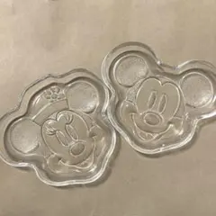 ディズニーランド　ミッキー&ミニー ガラス皿