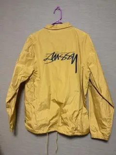 NIKE x Stüssy ハーフジップ ナイロンジャケット イエロー XS - メルカリ