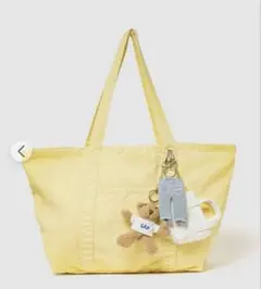 GAP イエロー　キャンバストートバッグ