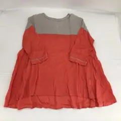 1517-ш/ MACPHEE チュニック丈 シャツ ブラウス M