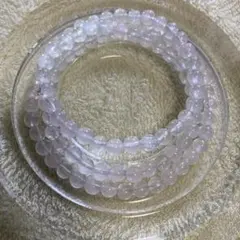 天然水晶　5ミリ連材　天然石ブレスレット