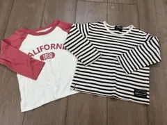 COMME CA ISM 西松屋　長袖Tシャツ 保育園　子供　90