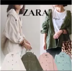 ZARA コーデュロイ地　シャツジャケット