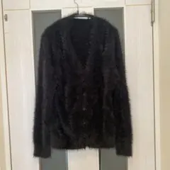 美品ジーユーロクカットアウトカーディガン