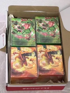 ポケモンカード　デッキケース　リザードン　レックウザ　セットのサムネイル