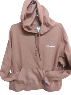 Champion 赤茶 フード付きパーカー Lサイズ