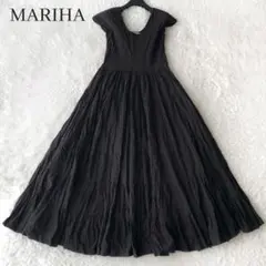 美品 ❤️MARIHAマリハ草原の虹のドレス オニキスボリュームマキシ