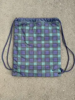 希少 90s Nike チェック柄 ナップサック