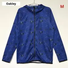 Oakley オークリー フード付ジップアップジャケット 総柄 スカル
