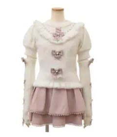 lizlisa アームウォーマー付ビスチェトップス LIZLISA アームウォーマー付ビスチェトップス ピンク リズリサ