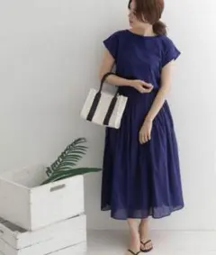 新品 アーバンリサーチ ワンピース 青 ブルー