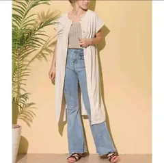 ロングカーディガン　2way　サマーカーディガンのサムネイル