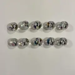 ブランドロゴ 丸ビーズ 10点セット