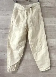 ZARA ザラ パンツ ホワイト キナリ カジュアルパンツ スラックス XS