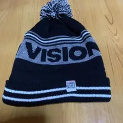 VISION STREET WEAR ビーニー キャップ ニット帽 ブラック