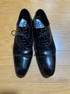 REGAL ブラックレザー シューズ　25.5