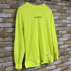 APPLEBUM ネオンイエロー 長袖カットソー　サイズSのサムネイル