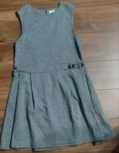ZARA 千鳥格子柄 ノースリーブワンピース 150 160