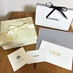 CHANEL Dior SABON ブランドラッピング 空箱 ギフト用