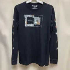 Hurley 長袖Tシャツ ブラック パイナップル柄 Lサイズのサムネイル