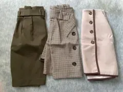 H &M、INGNI、コルザ　ミニ、膝丈　スカート