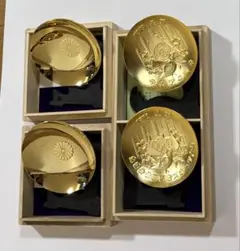 ☆レトロ希少品☆ 国鉄 記念メダル 金杯 24KGP 5点セット まとめ