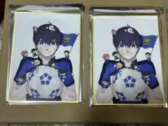 ブルーロック 伊勢丹 ブラインドミニ色紙 潔世一 糸師凛 御影玲王 凪誠士郎