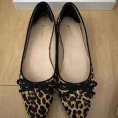 LOUNIE ヒョウ柄 バレエシューズ 23.5cm