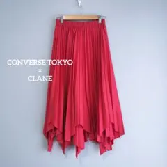 【最終値下げ】 CLANE×CONVERSE TOKYO プリーツスカートのサムネイル