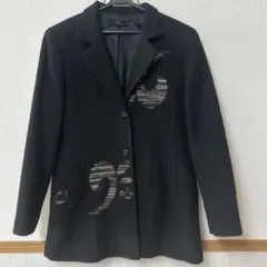 黒コート ジャケット　Mサイズ　ミセス