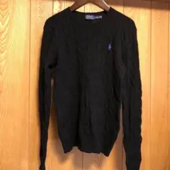 ポロラルフローレン ウールカシミヤ ケーブルニット セーター S
