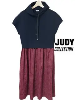 JUDY COLLECTION フード付きドッキングワンピース 半袖のサムネイル