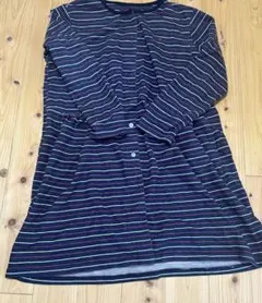 マタニティパジャマ　上下セット　polo M L 長袖　授乳