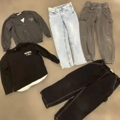 子供服 まとめ売り 長ズボン トップス ５点セットのサムネイル