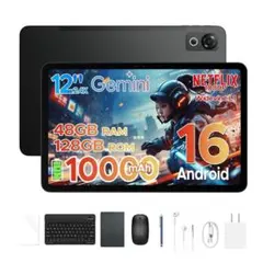 Android16 タブレット 12インチ 48GB RAM＋128GB ROM - メルカリ