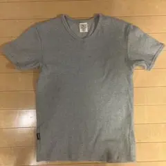 か*ず様 AVIREX U.S.A. グレー VネックTシャツ Sサイズ