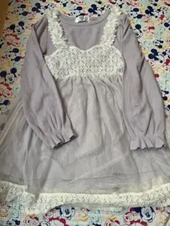 バースデイ　ワンピース　パープル