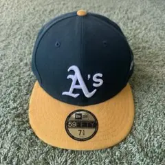 New Era 59FIFTY A's キャップ 7 5/8