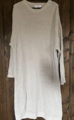 AZUL BY MOUSSY ワッフルニットワンピース