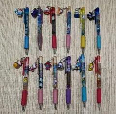 ハローキティ ストラップ付きボールペンセット 12本