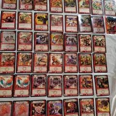 デュエマ　デュエルマスターズカード 赤色